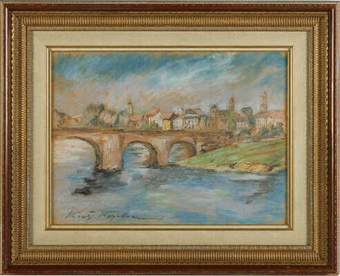 Коровин Константин Алексеевич. Городок. Италия 